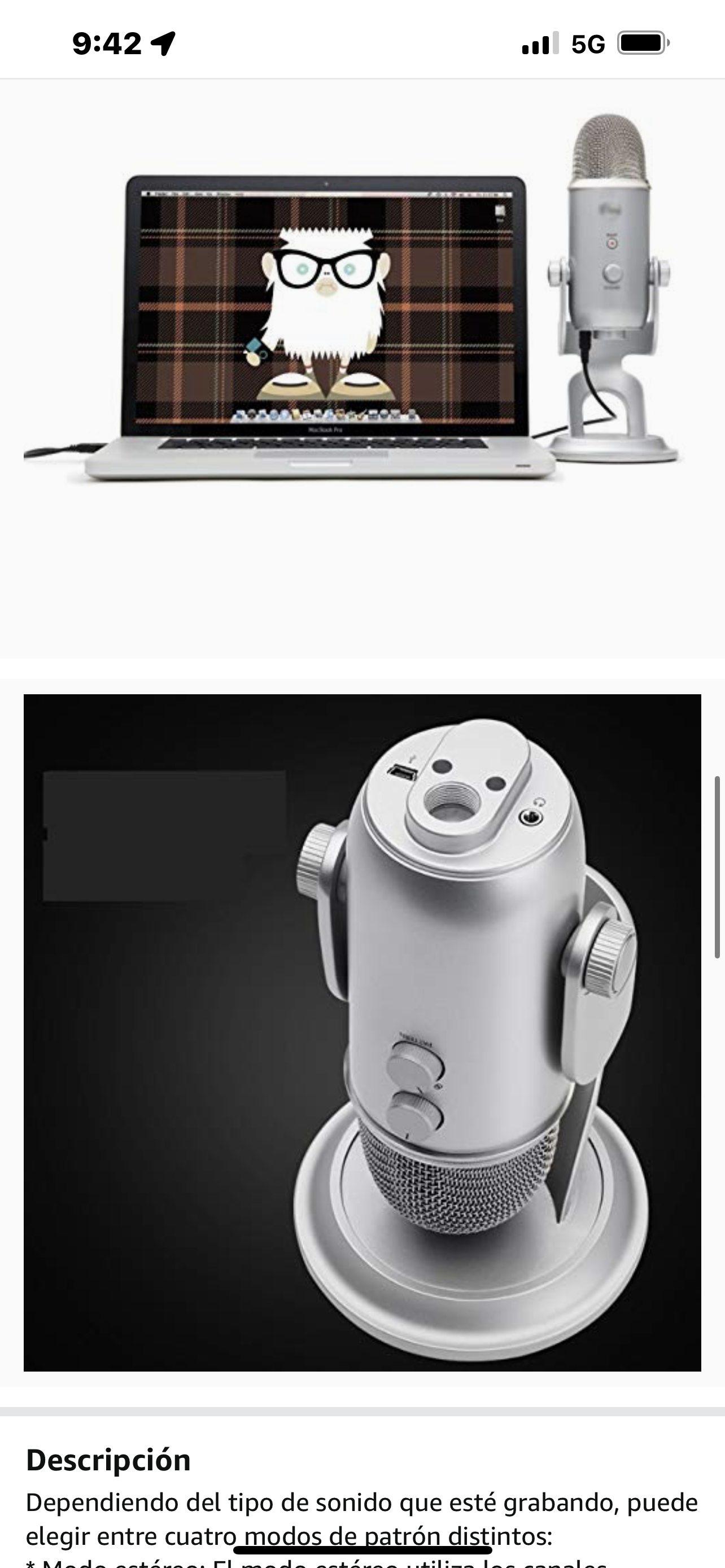 Brand: ZNBJJWCP ZNBJJWCP USB Condenser Microphone for Live Broadcasting and Recording with Plug and Play Internal Sound Card (Color: C)