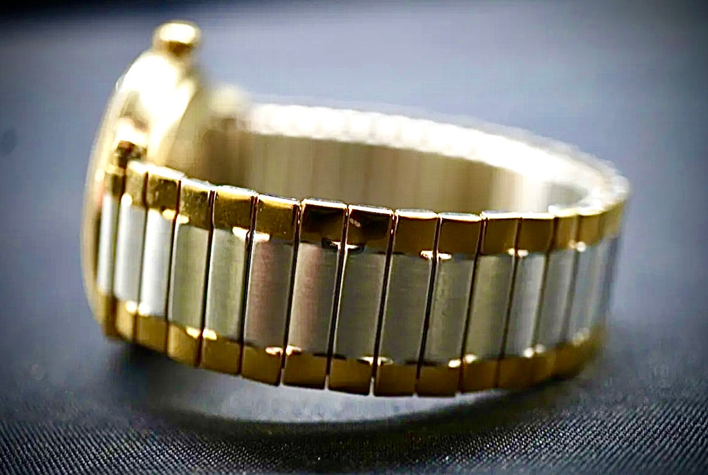 Copy #824 Vintage Omega Seamaster Deville 14k Gold Filled SS Automatic Gold Linen Dial