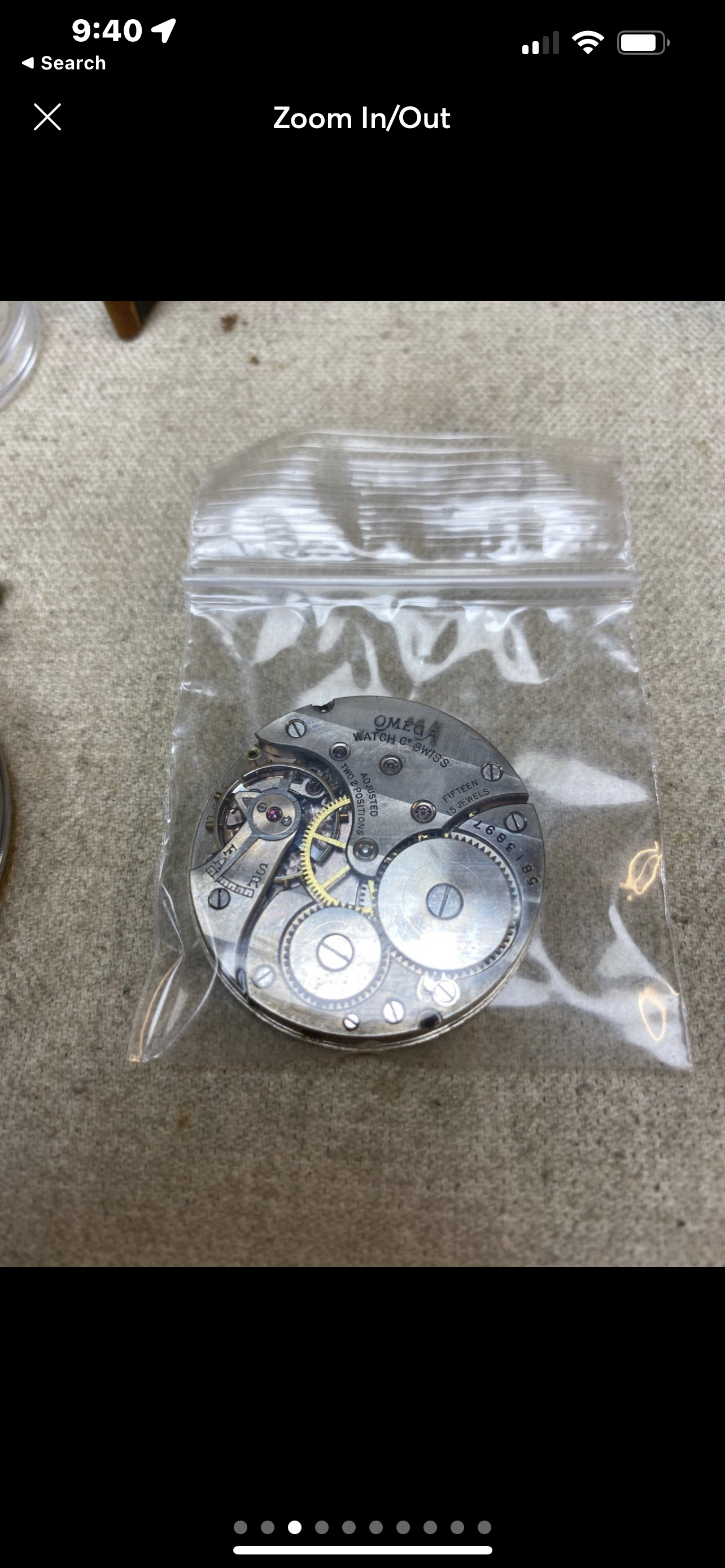 For viewing Only #674 omega project Pocket watch to wrist watch kit omega conversion NOT FOR SALE YET