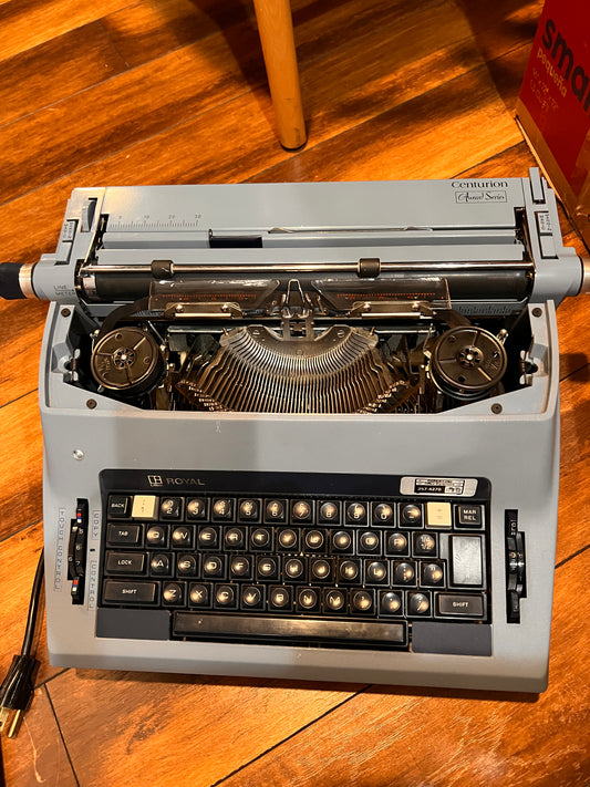 Royal Electric Typewriter, Centurion Award Series, Portable collector’s Item