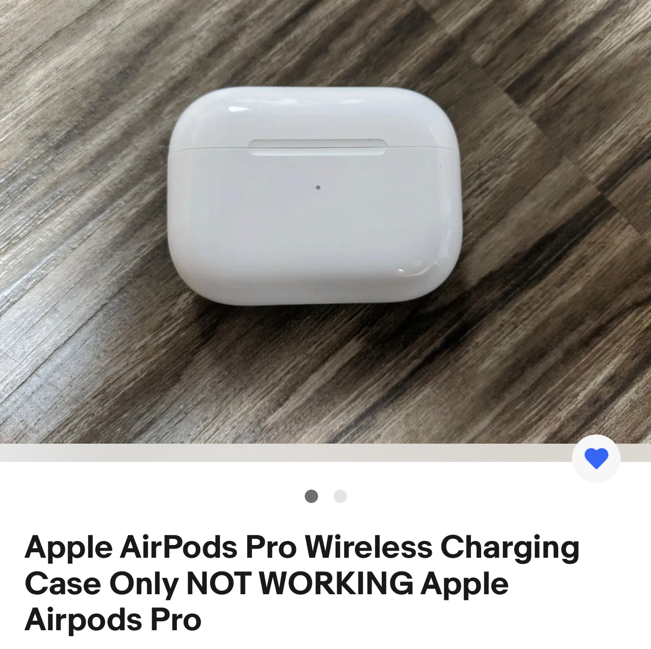 Apple AirPods Pro Wireless Charging Case Only NOT WORKING Apple Airpods Pro