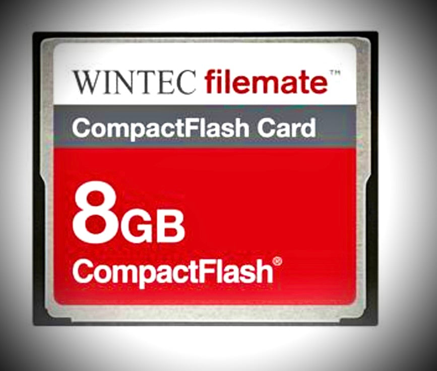 Wintec FM Filemate Cmpactflash Card 8GB For DSLR Cameras 3FMCF8GB-R New