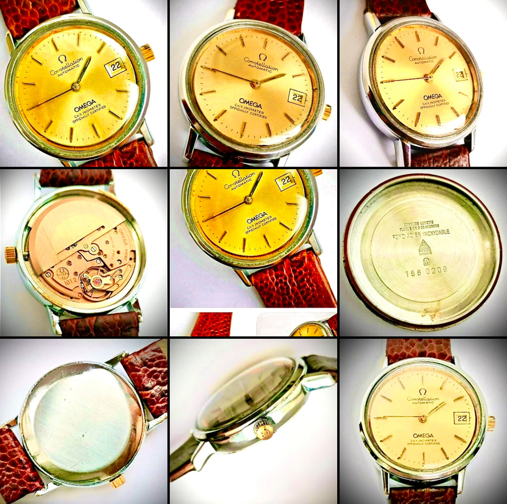 #473 Rare Vintage Omega Constellation Automatic Cal.1012 Tropical Dial Watch Ebay Inv $394.82. Mer 07132022