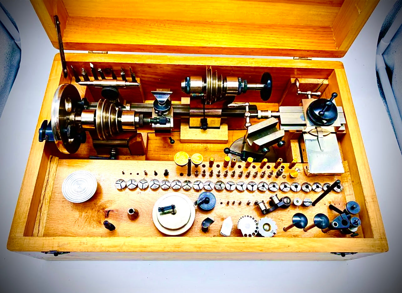 Watchmaker Boley 8mm Lathe Big Set Made in Germany