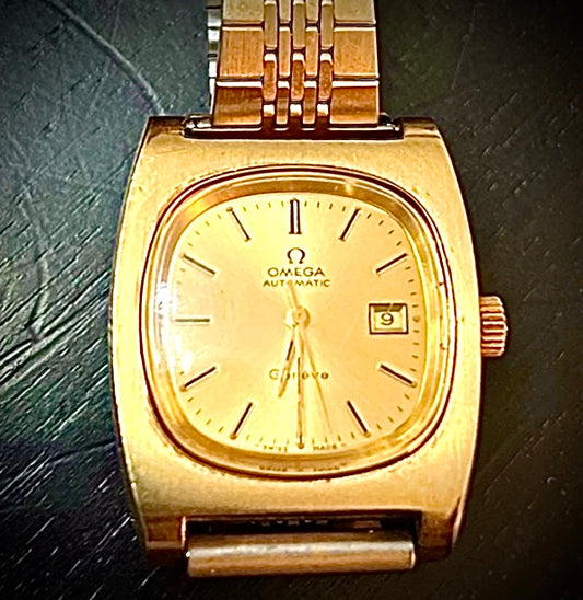 #581 Omega geneva Beautiful Gold automatic