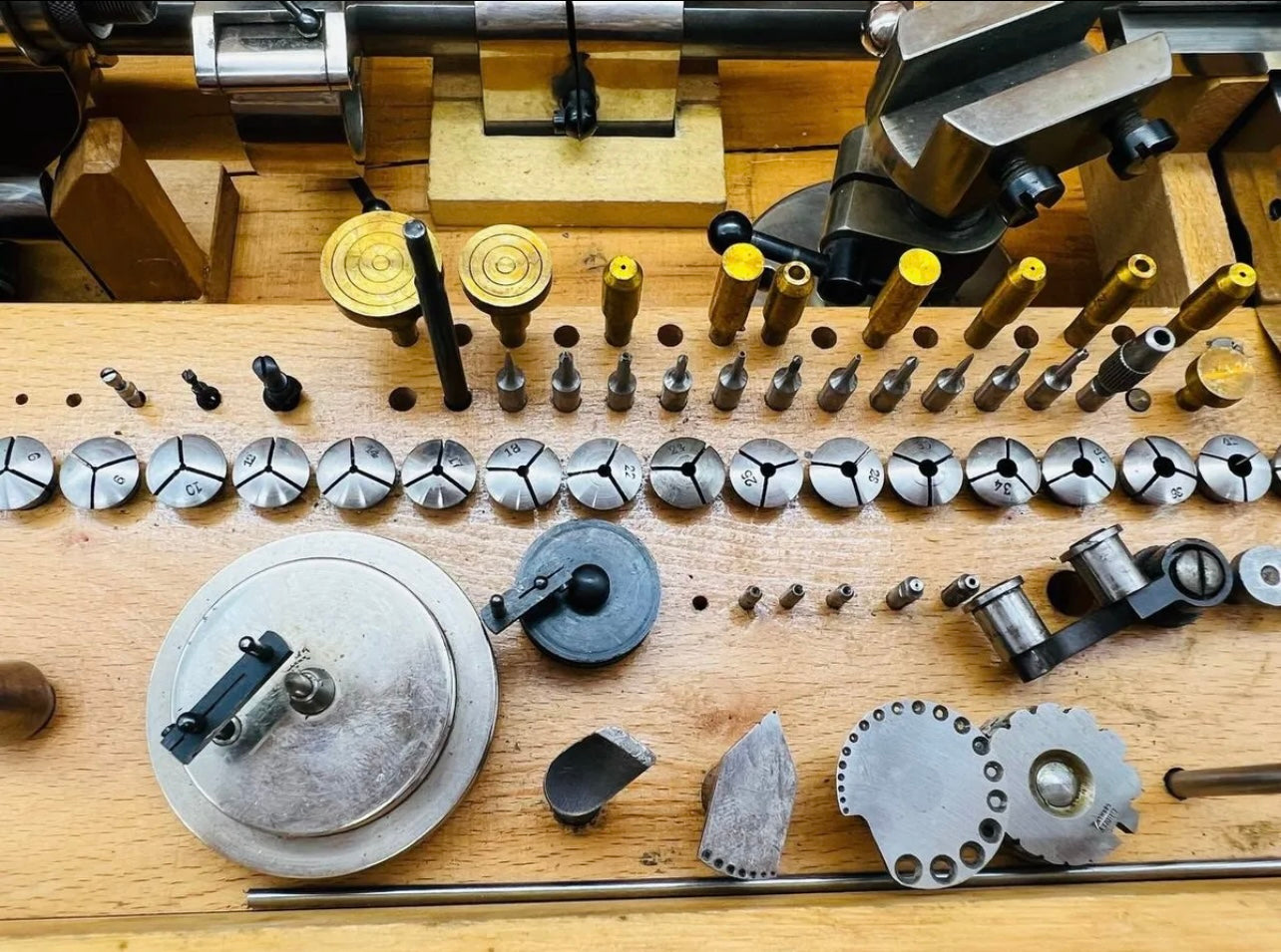 Watchmaker Boley 8mm Lathe Big Set Made in Germany