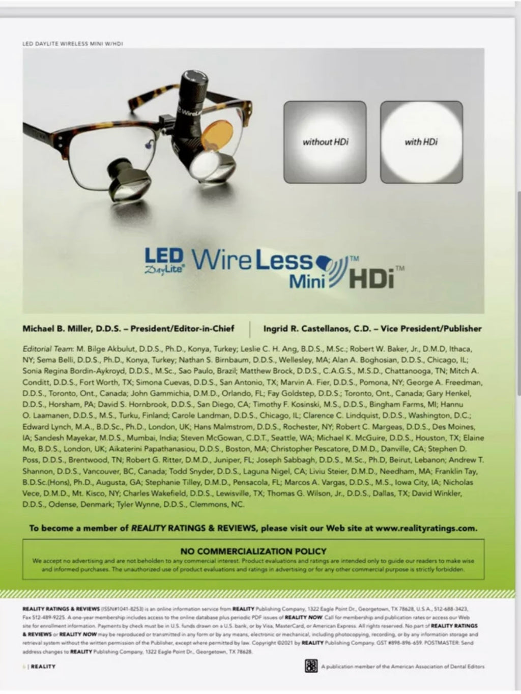 #001 Designs for Vision Daylite Wireless Mini HDI LED Loupe Light 5Yrs Warranty light weight LED Headlight Daylight For DDS, O.S, Hygenist 5 years  Warranty