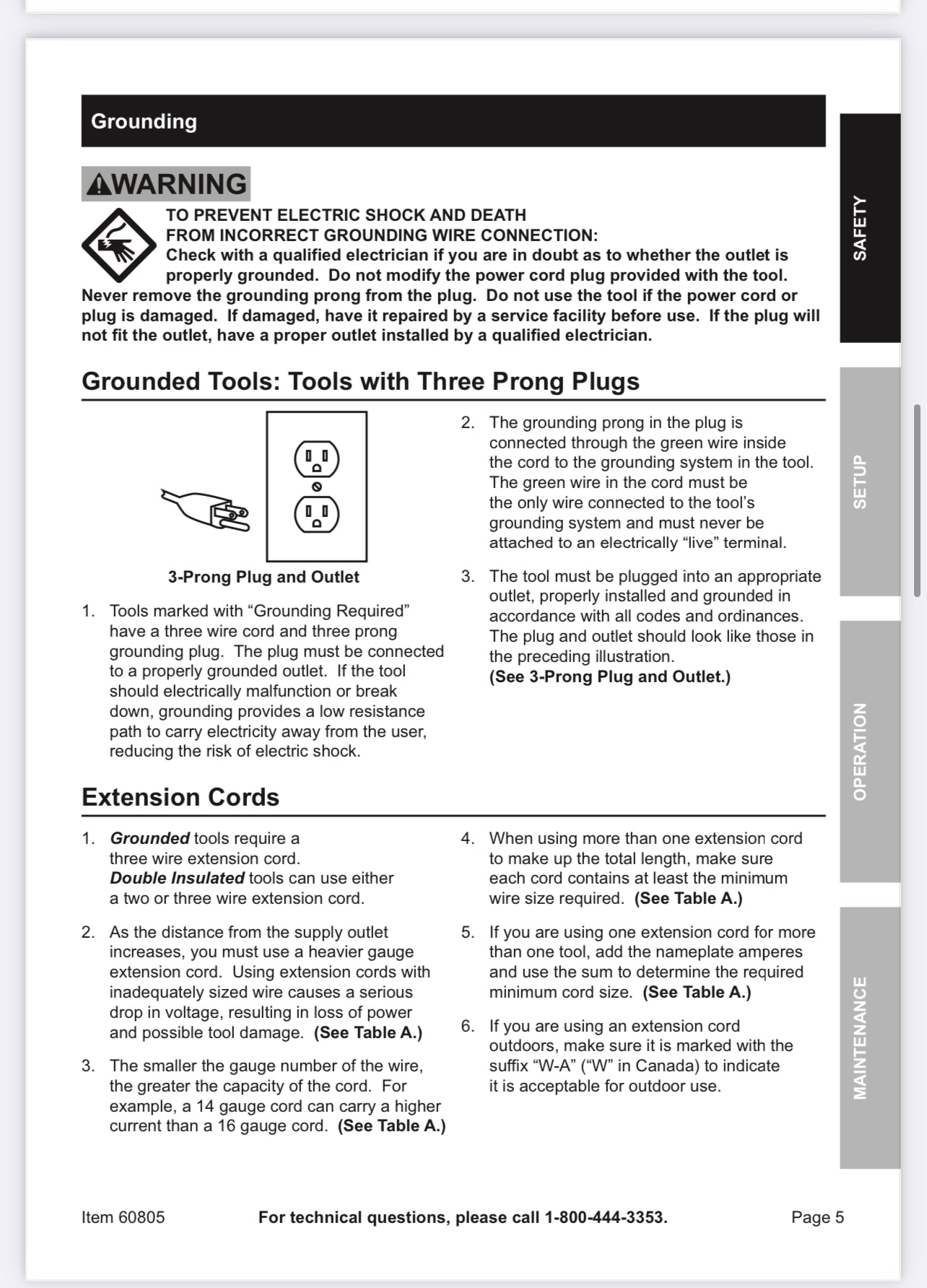 PITTSBURGH AUTOMOTIVE 3 CFM Two Stage Vacuum Pump