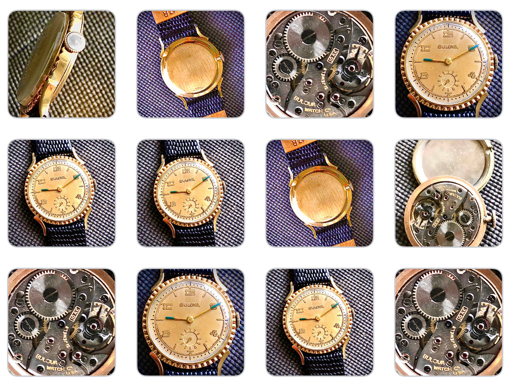#471-A Amazingly Beautiful Unisex Bulova 21 Jelws 10 K Gold filled