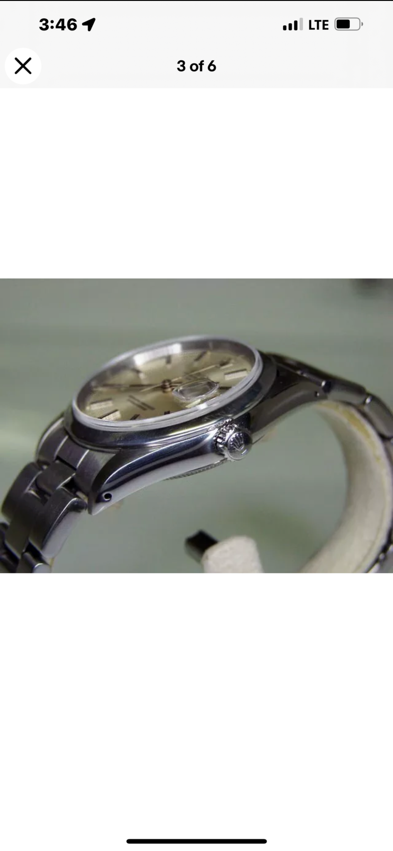 #311 Dad’s Rolex Oyster Perpetual Date Stainless Steel Watch 15200 with Sliver Dial from 1972