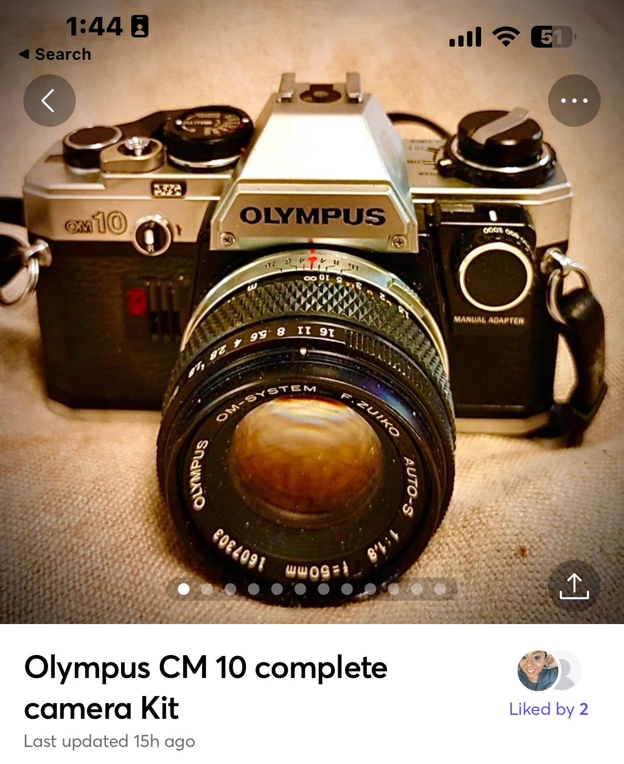 Olympus CM 10 complete camera Kit