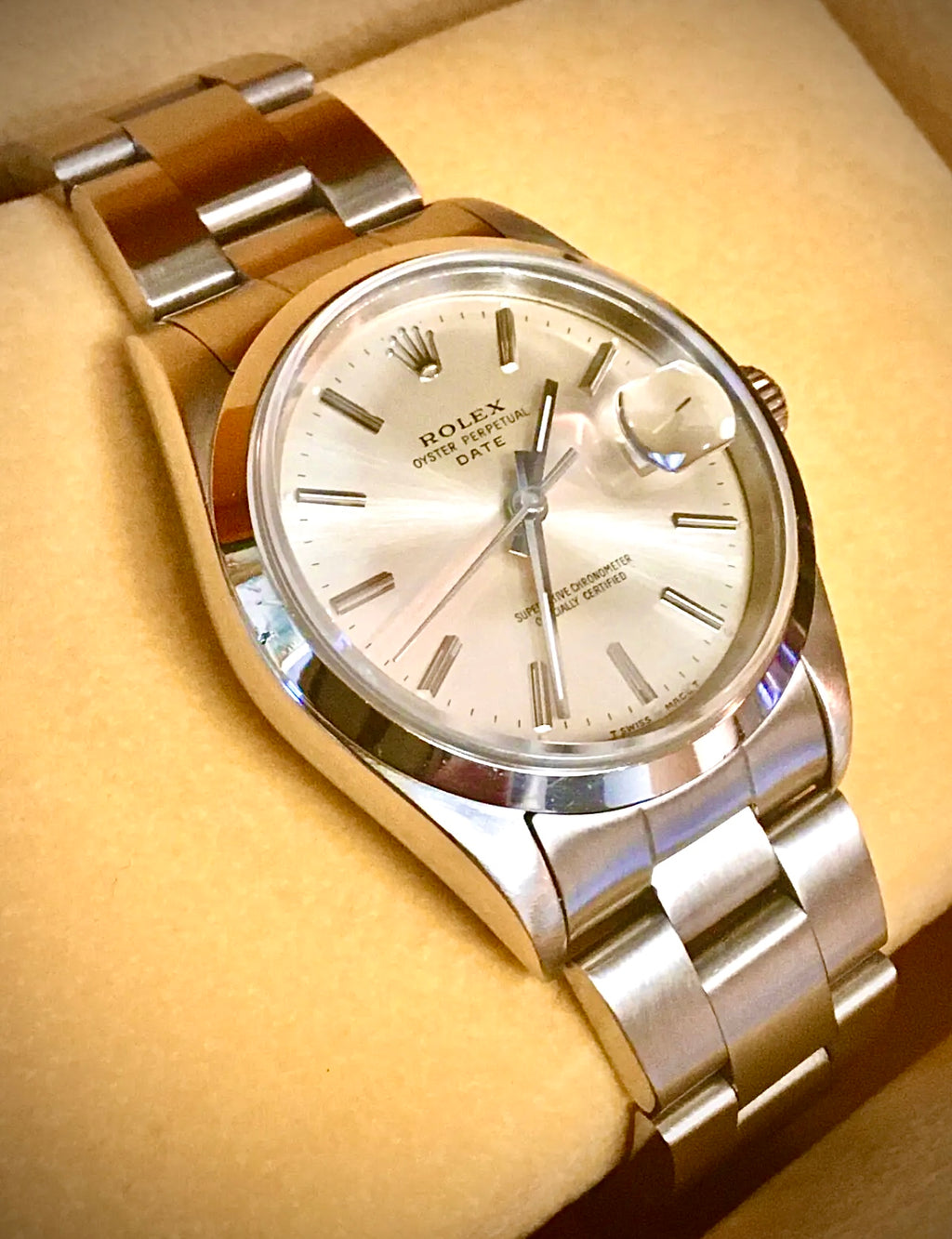 #311 Dad’s Rolex Oyster Perpetual Date Stainless Steel Watch 15200 with Sliver Dial from 1972
