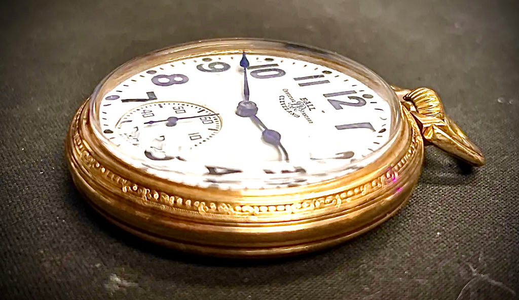 #711 Vintage Ball B643477 21j 16s Gold filled railroad special k29