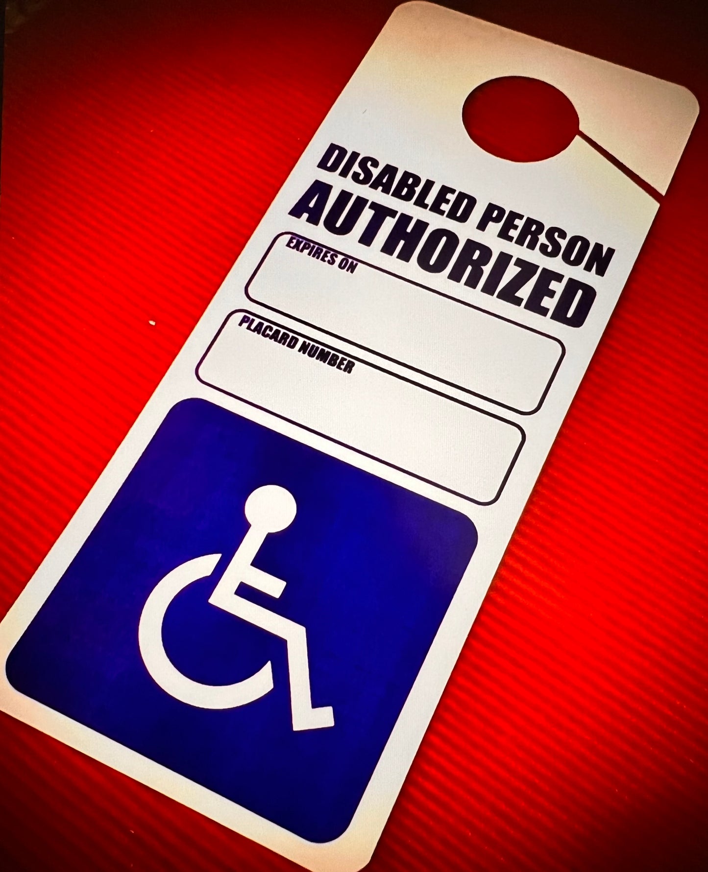 2 (Two) X Handicap Disabled Placards, Signs Impedido Cards Fast Shipping Ebay Inv $18.95