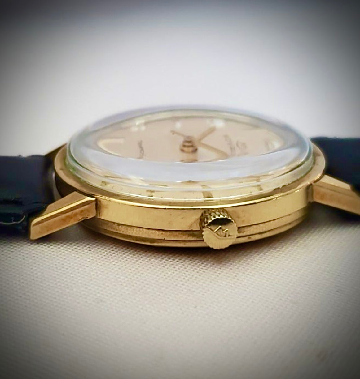 #612 Vintage MOVADO Tempo-Matic SUB SEA 14k Gold filled Watch