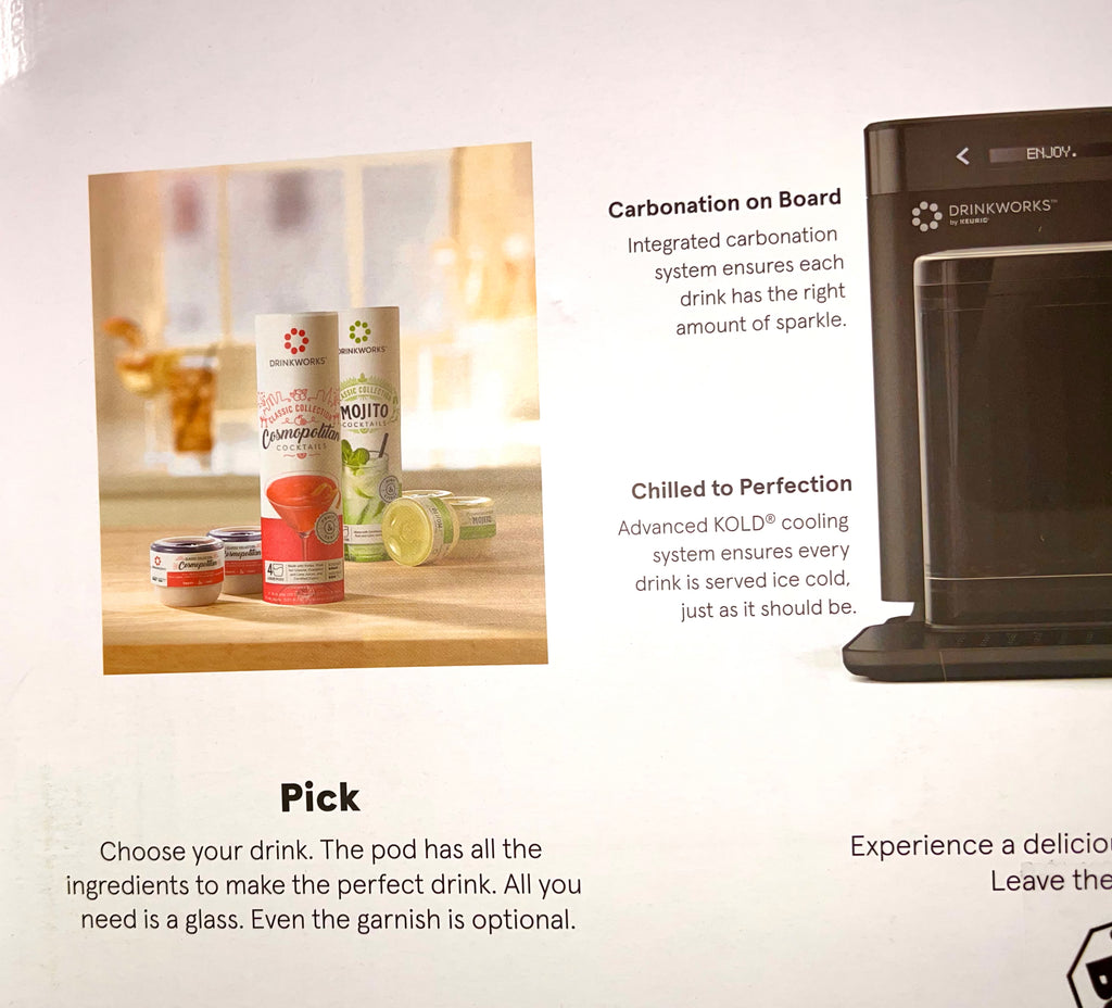 Keurig Drinkworks Home Bar Drinkmaker Black