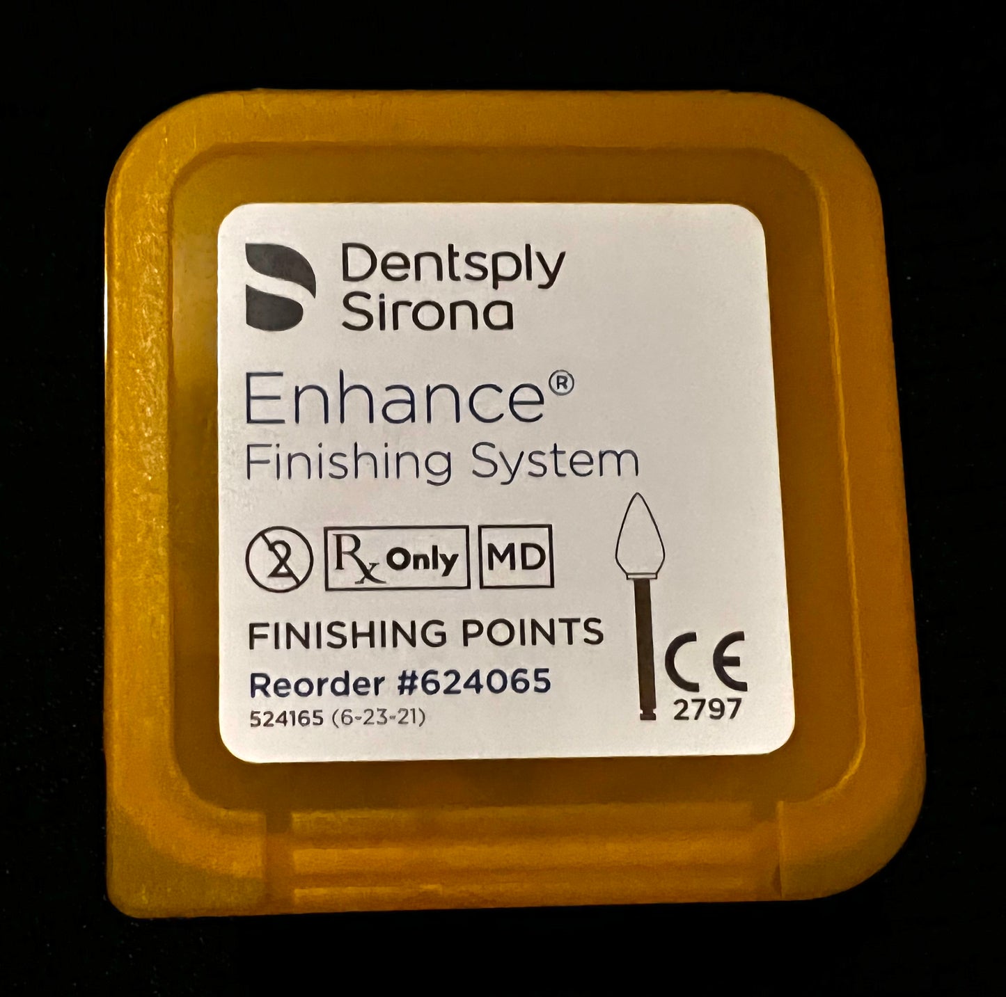 Enhance Finishing Points, RA shank, Package of 40 Points By Dentsply Sirona