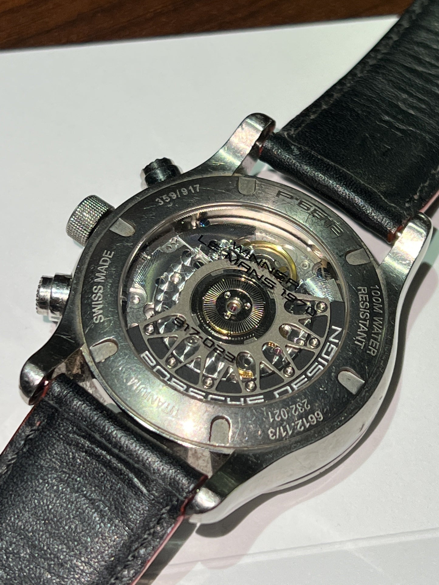 Service Ticket ONLY for Porsche Design P-6612 Highly Collectable watch total no Made 970