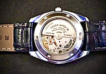 #548 Vintage Citizen Automatic Day Date Movement 21J Wrist Watch For Men VG1573 F OBO