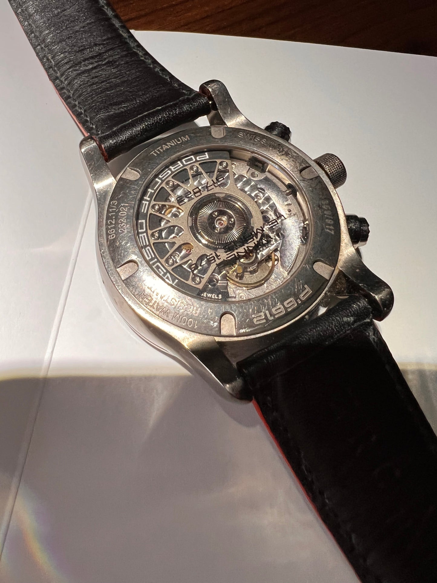 Service Ticket ONLY for Porsche Design P-6612 Highly Collectable watch total no Made 970