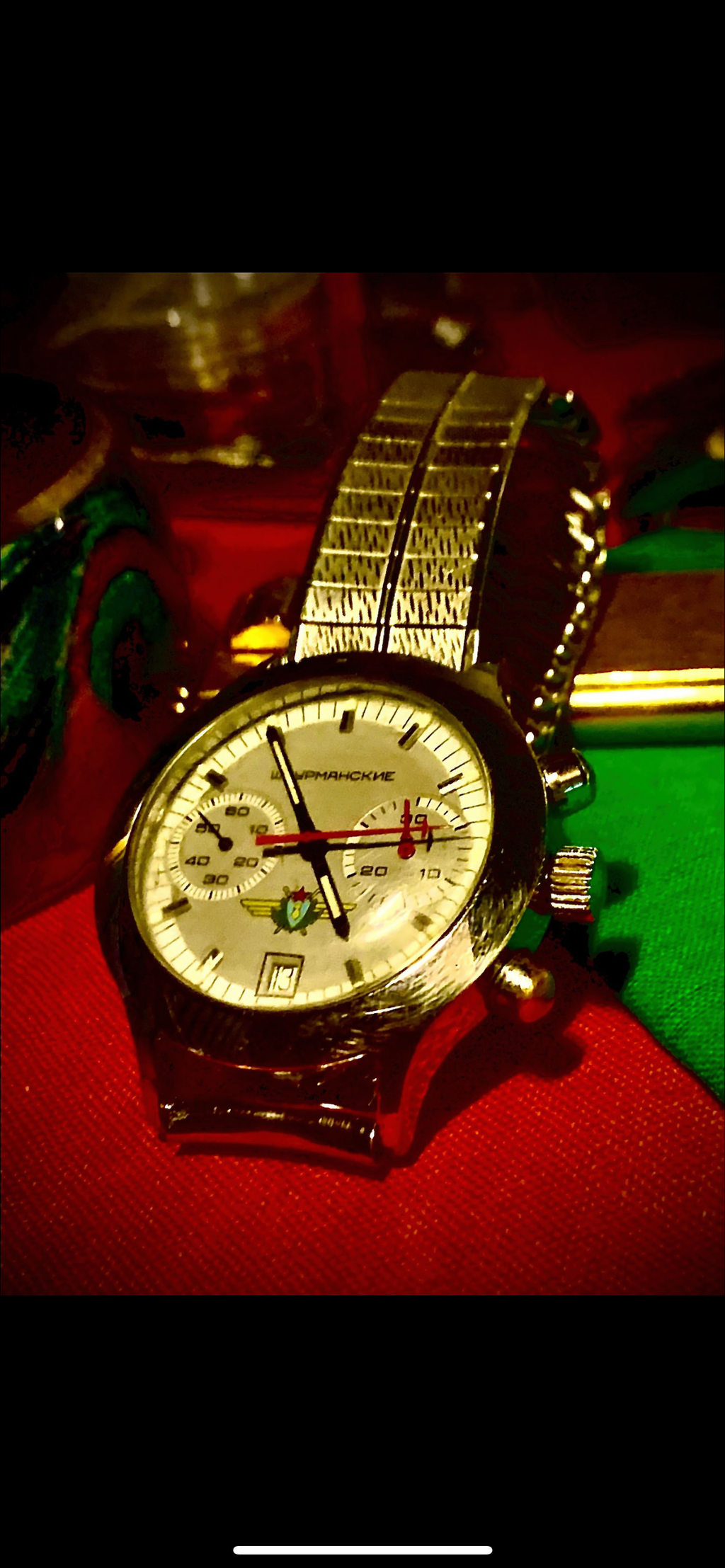 #172 Rare Russian Soviet military Chronogtaph running project watch