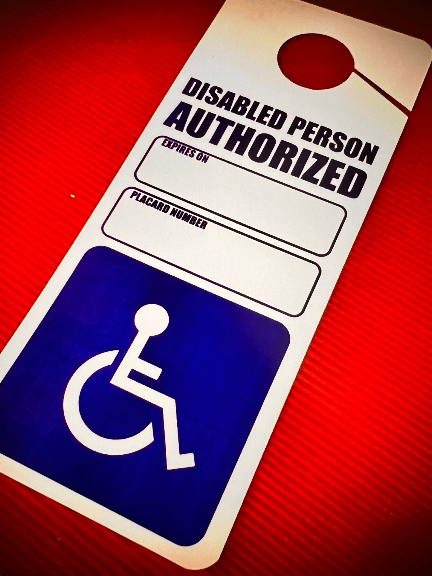 2 (Two) X Handicap Disabled Placards, Signs Impedido Cards Fast Shipping Ebay Inv $18.95