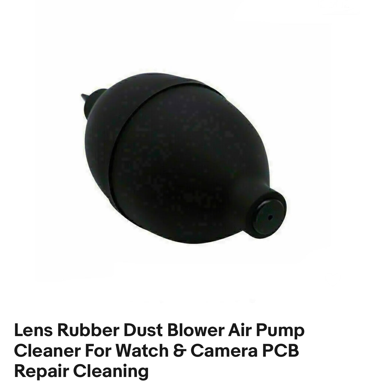 Lens Rubber Dust Blower Air Pump Cleaner For Watch & Camera PCB Repair Cleaning