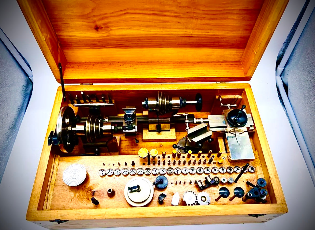 Watchmaker Boley 8mm Lathe Big Set Made in Germany