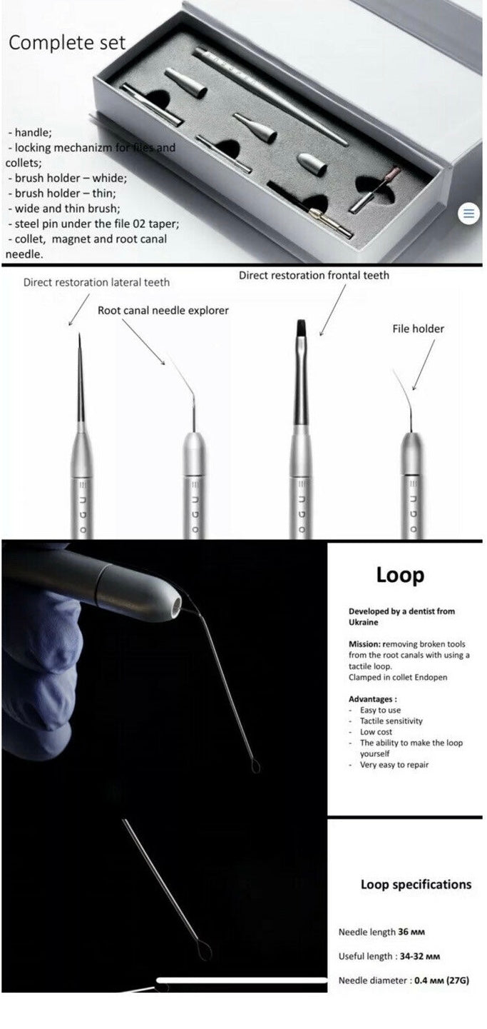 Endopen 2 In One- Restorative& Endo DentalBroken Tool Removal System Device