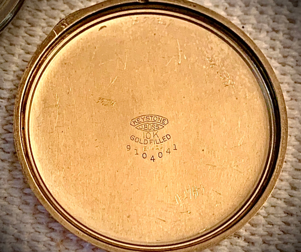 #812 Waltham Premier Colonial 10K GF 17J 12 Size Pocket Watch Fully Working 1940