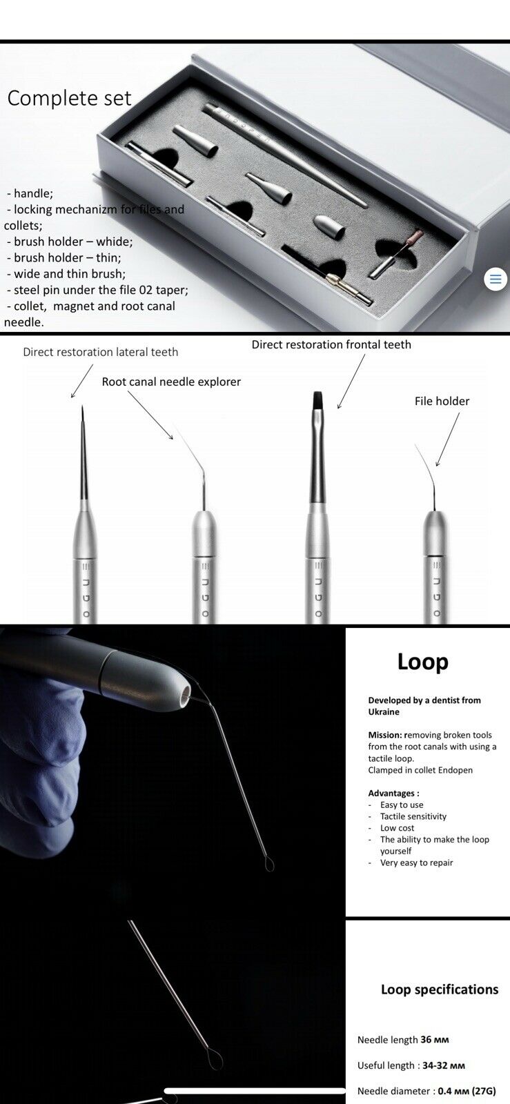 Endodontist Dental Broken Tool Removal System, Device Oral Surgery USA