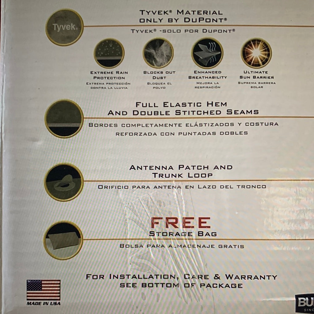 Budge 5 Star Car Cover Size 4 NEW TVVEK BY DuPont Lifetime Warranty