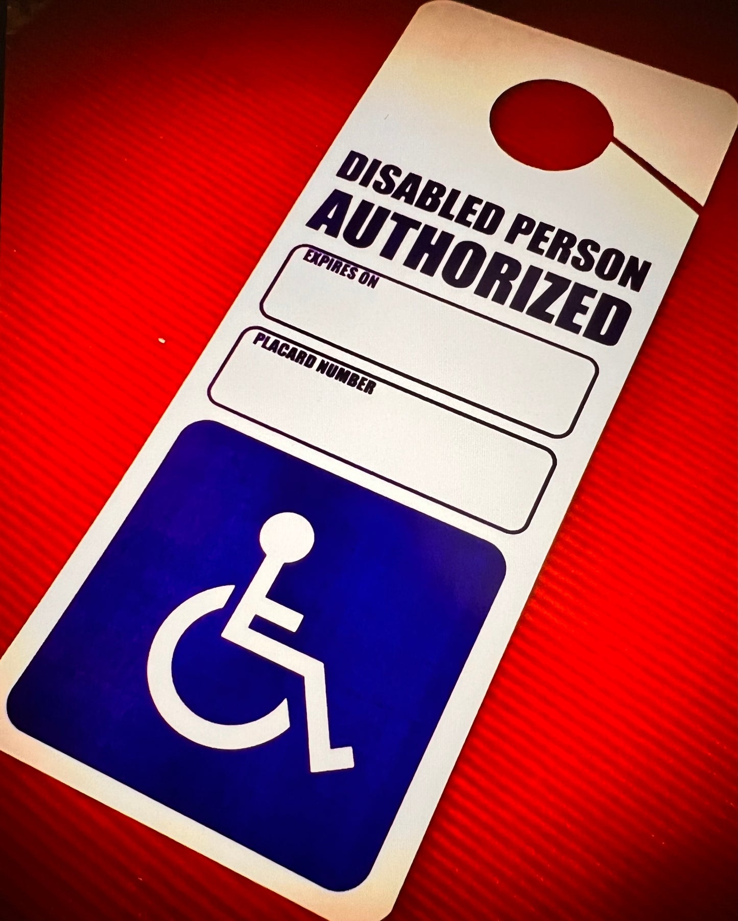 2 (Two) X Handicap Disabled Placards, Signs Impedido Cards Fast Shipping Ebay Inv $18.95