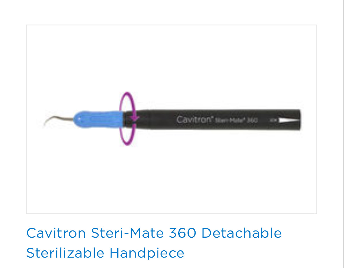 Dentsply Cavitron Steri-Mate 360 30K Sterilizable Sheath Handpiece No .8013201