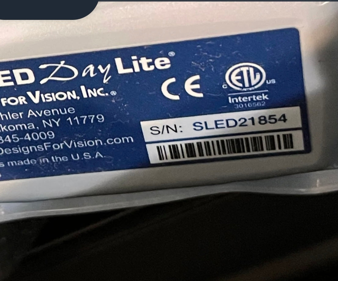 Uncollected tax Copy of #2 Reserved for Kenyon M. Fort DDS Design for vision 2nd LED day lite battery Module   Service /Repairs / Rebuild and testing