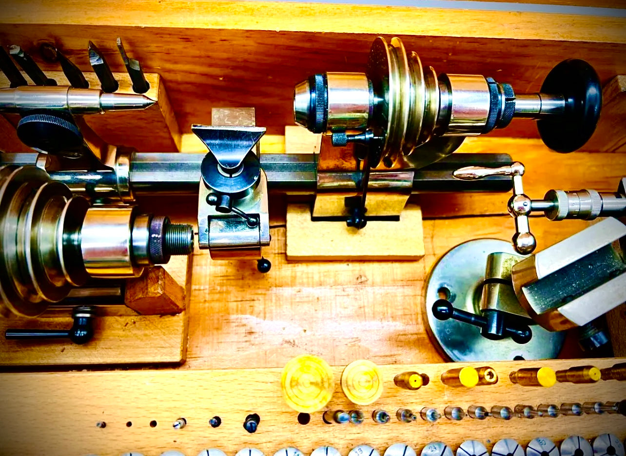 Watchmaker Boley 8mm Lathe Big Set Made in Germany