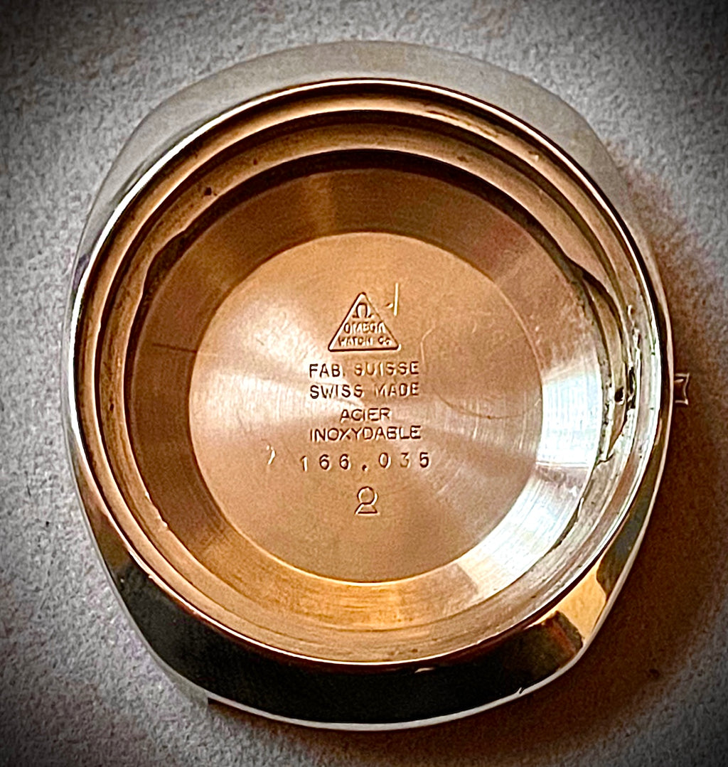 #788 Omega Seamaster Cosmic Stainless Steel Watch case 166.035 Tool 107
