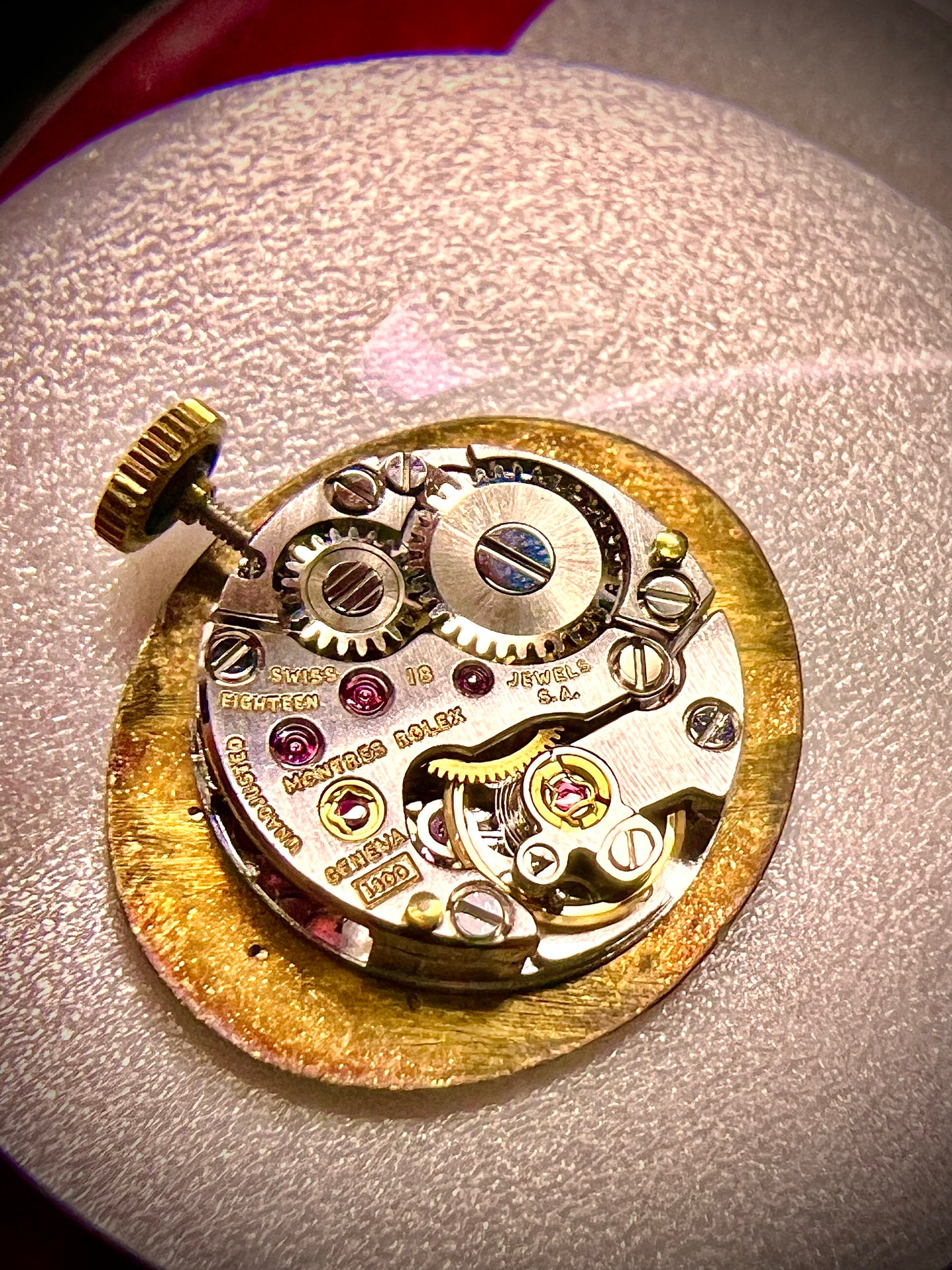 #870 Rolex Watch Movement Caliber 1400 Working 18 Jewels