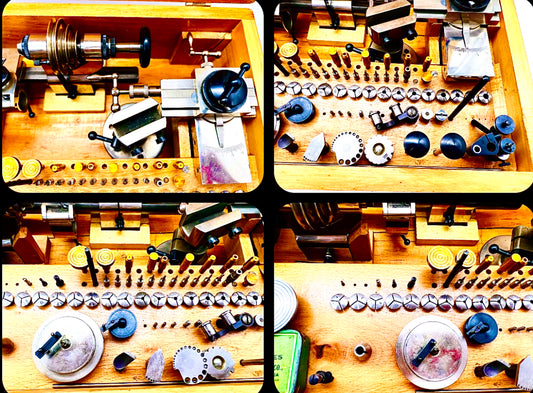 Watchmaker Boley 8mm Lathe Big Set Made in Germany