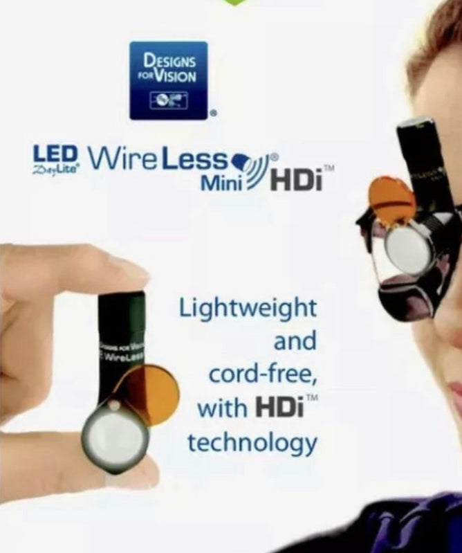 #001 Designs for Vision Daylite Wireless Mini HDI LED Loupe Light 5Yrs Warranty light weight LED Headlight Daylight For DDS, O.S, Hygenist 5 years  Warranty