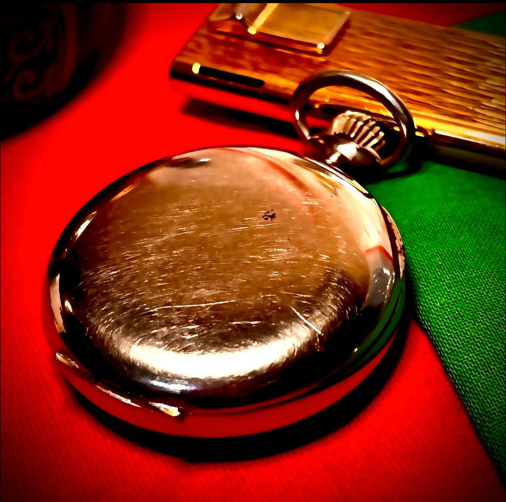 R#211 A- Collectors Vintage Swiss Hebdomas by OMEGA From 1902 Collectors Vintage Swiss Hebdomas 122 Years Old 1902 pocket watch