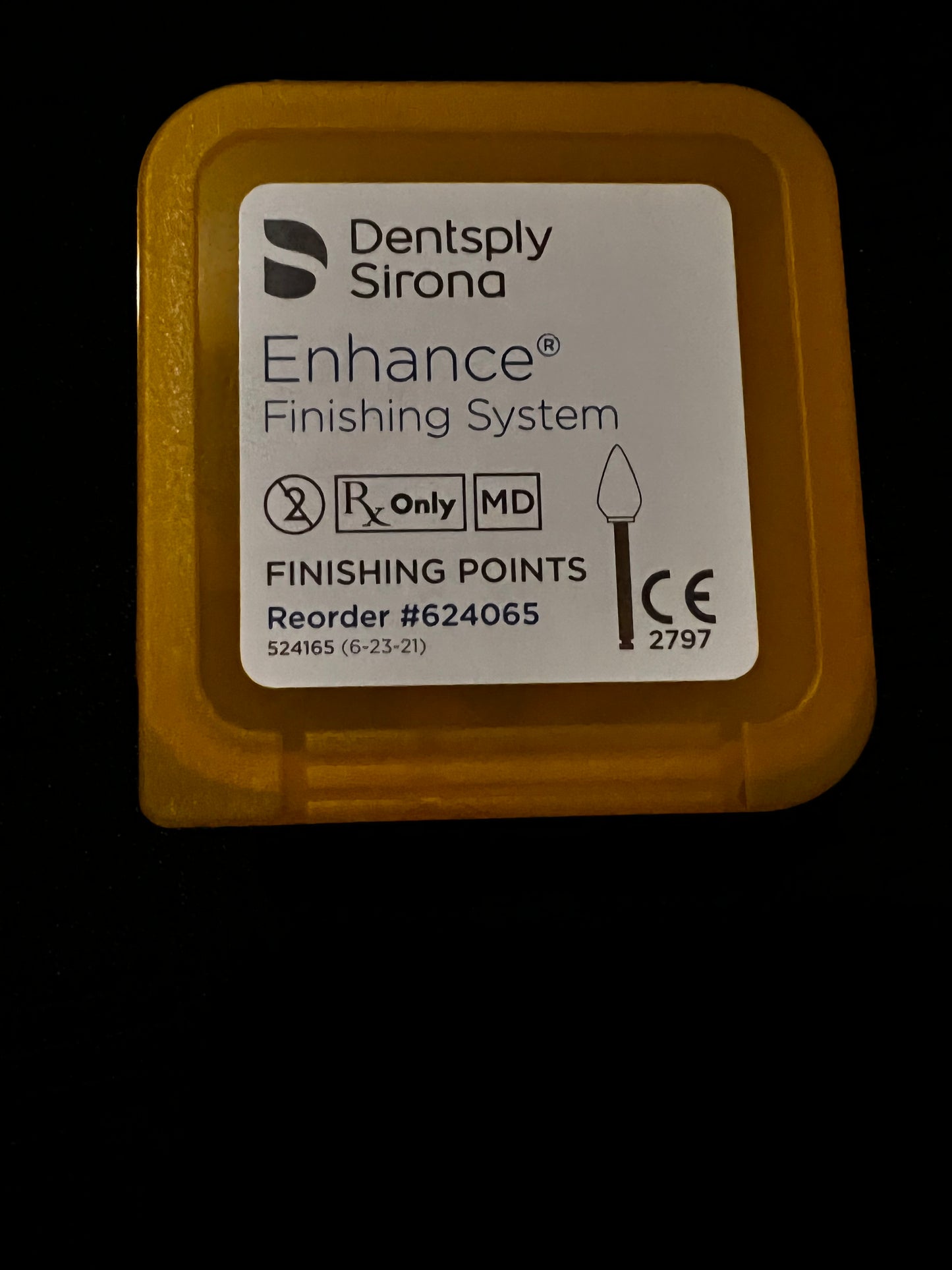 Enhance Finishing Points, RA shank, Package of 40 Points By Dentsply Sirona