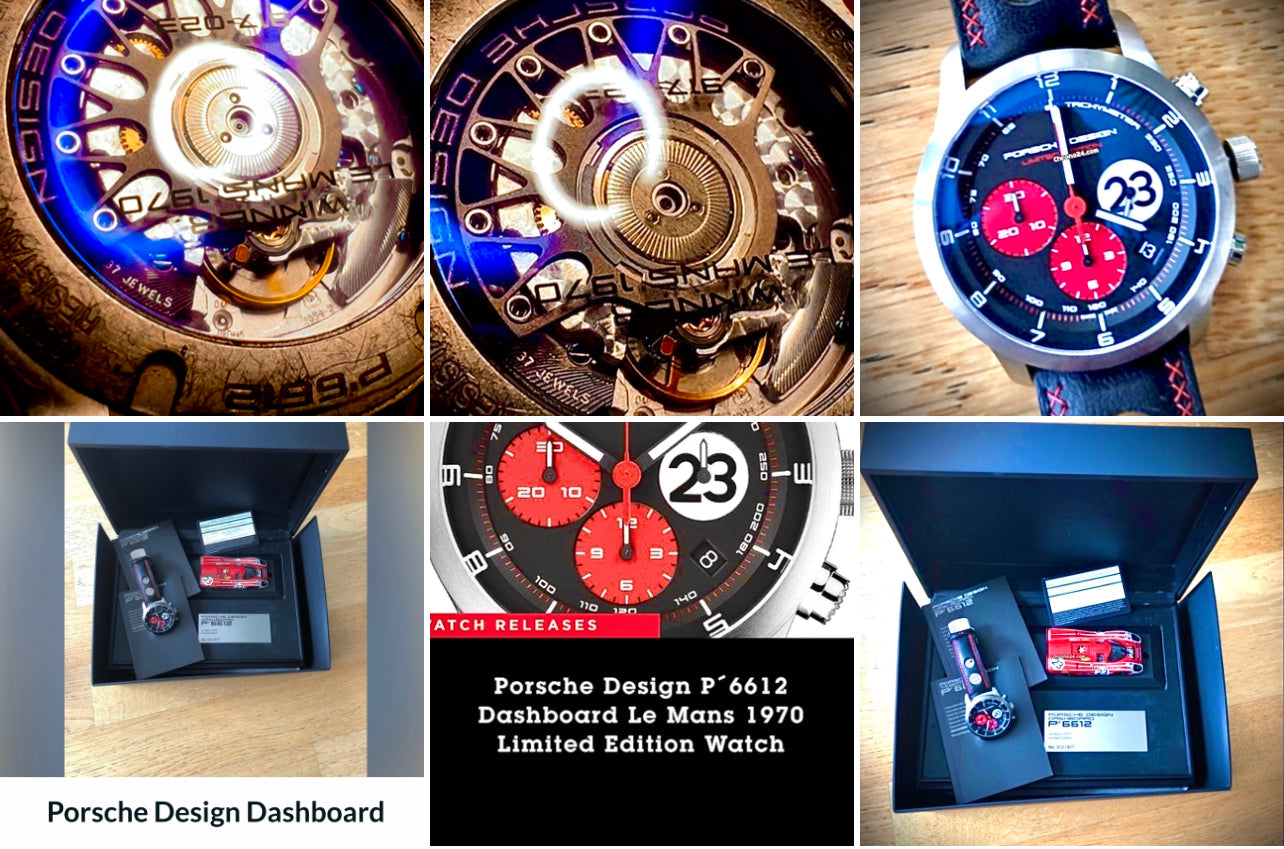 Service Ticket ONLY for Porsche Design P-6612 Highly Collectable watch total no Made 970