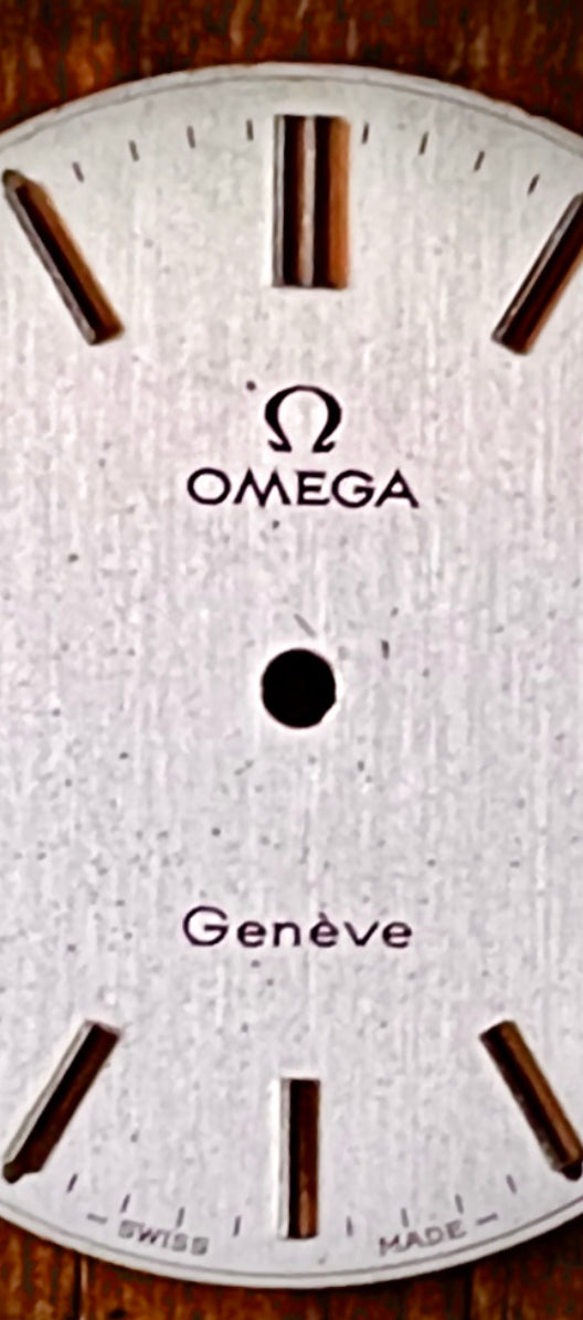 #789 Omega Genève Dial Silver Date 3 O’clock Vintage 565 562 613 Cal Swiss Made 60s 70s