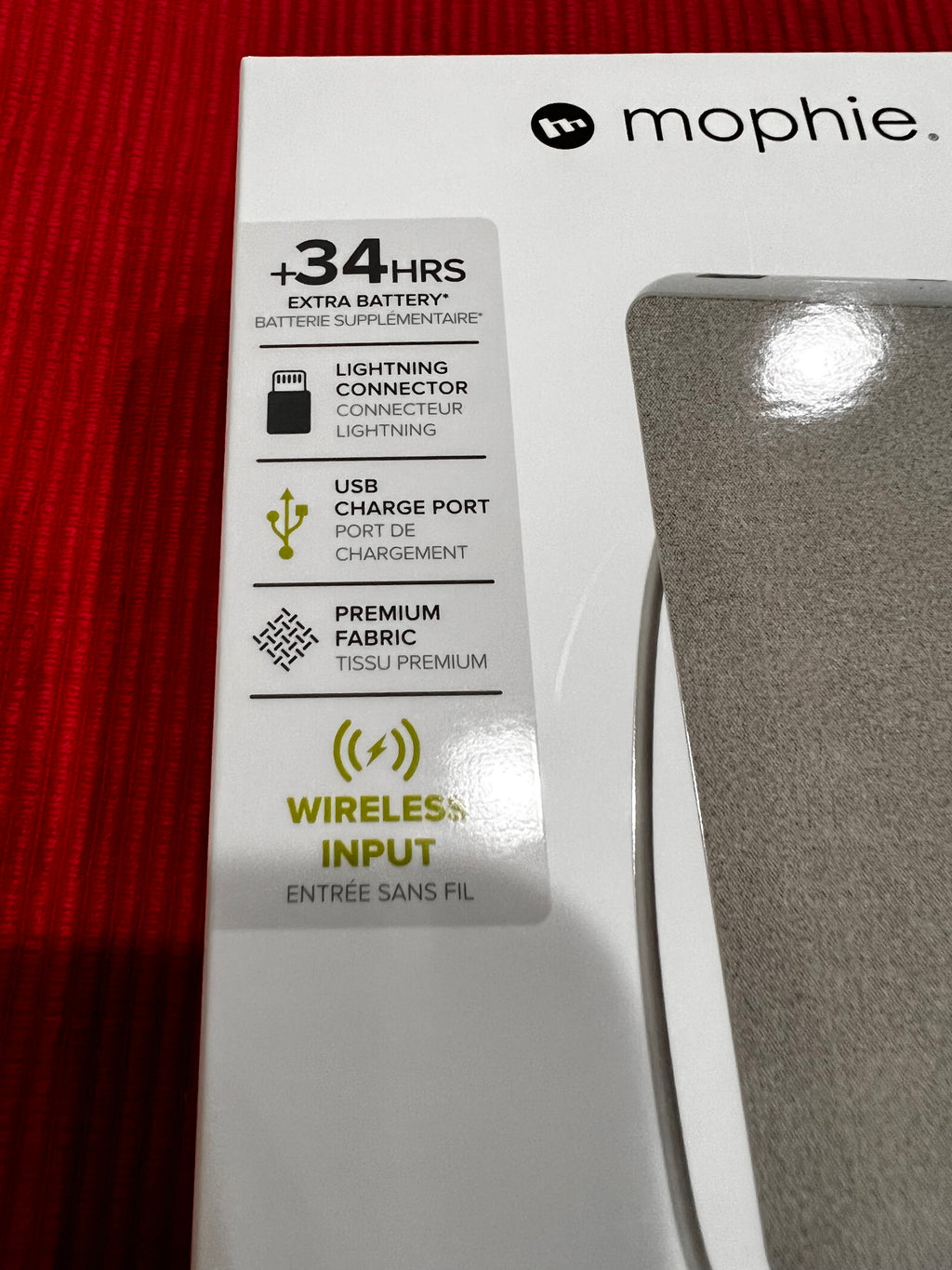 Mophie Powerstation plus XL 34 hours battery backup