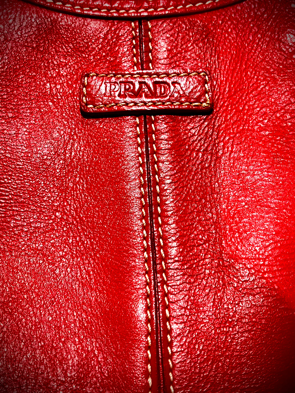 Rare Parada Red ladies Handbag beautiful