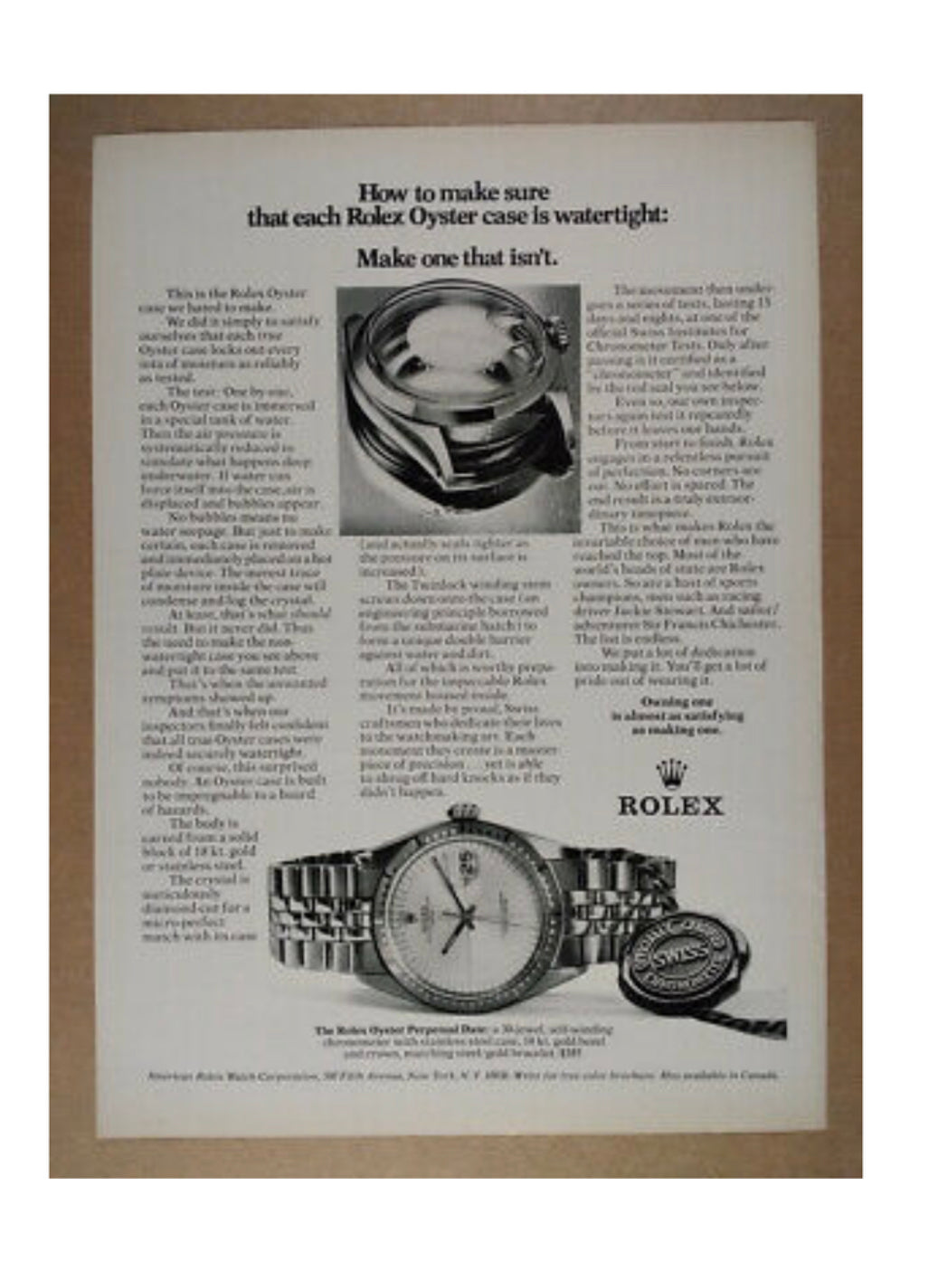#311 Dad’s Rolex Oyster Perpetual Date Stainless Steel Watch 15200 with Sliver Dial from 1972