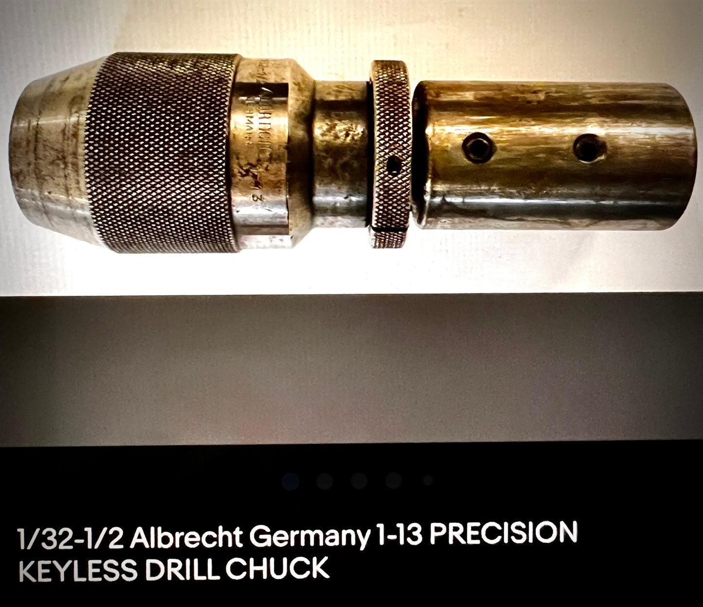 1/32-1/2 Albrecht Germany 1-13 PRECISION KEYLESS CHUCK