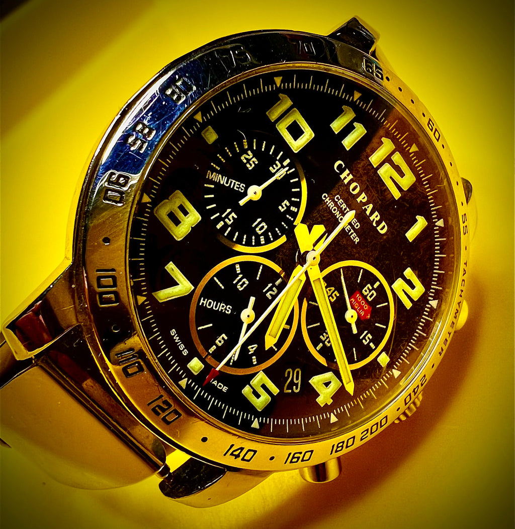 R#735 Chopard Mille Miglia Automatic Chronograph Chronometer Ref. 8920 Full Set Box Papers COSC Swiss Made