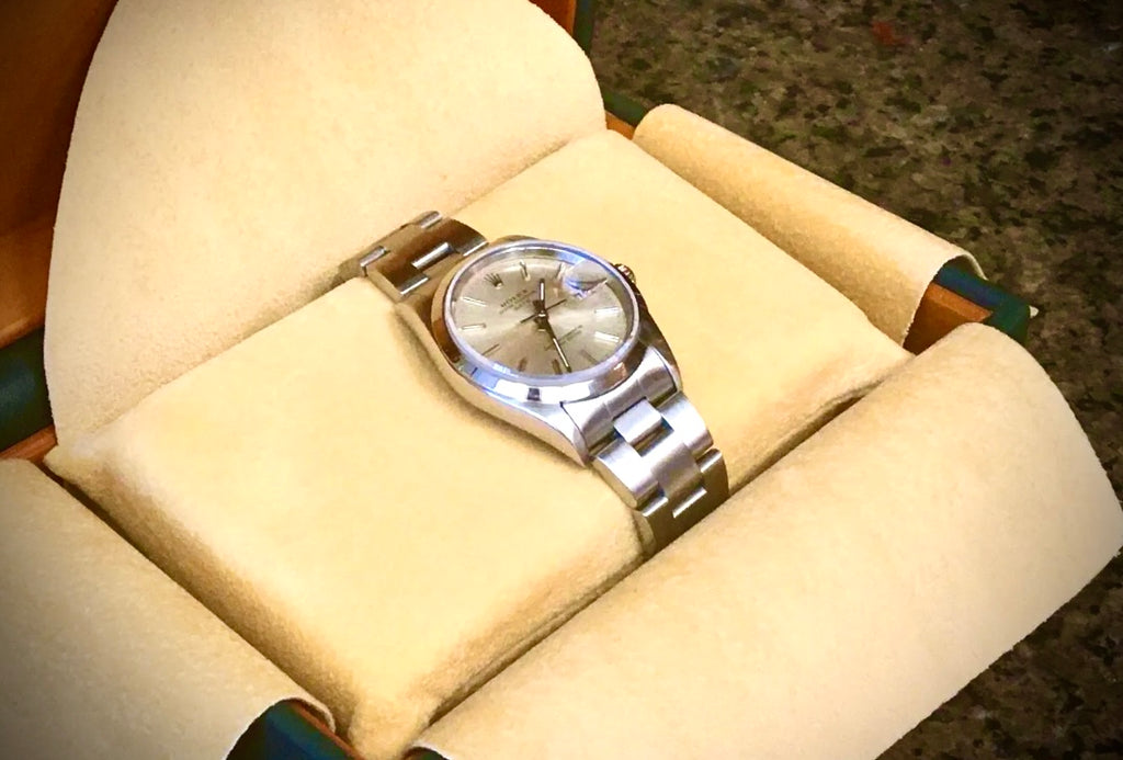 #311 Dad’s Rolex Oyster Perpetual Date Stainless Steel Watch 15200 with Sliver Dial from 1972